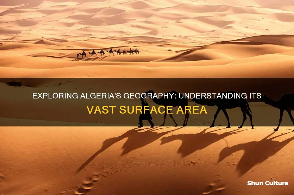 what is the surface area of algeria