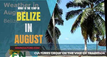 Belize's August Weather: Sunny and Warm