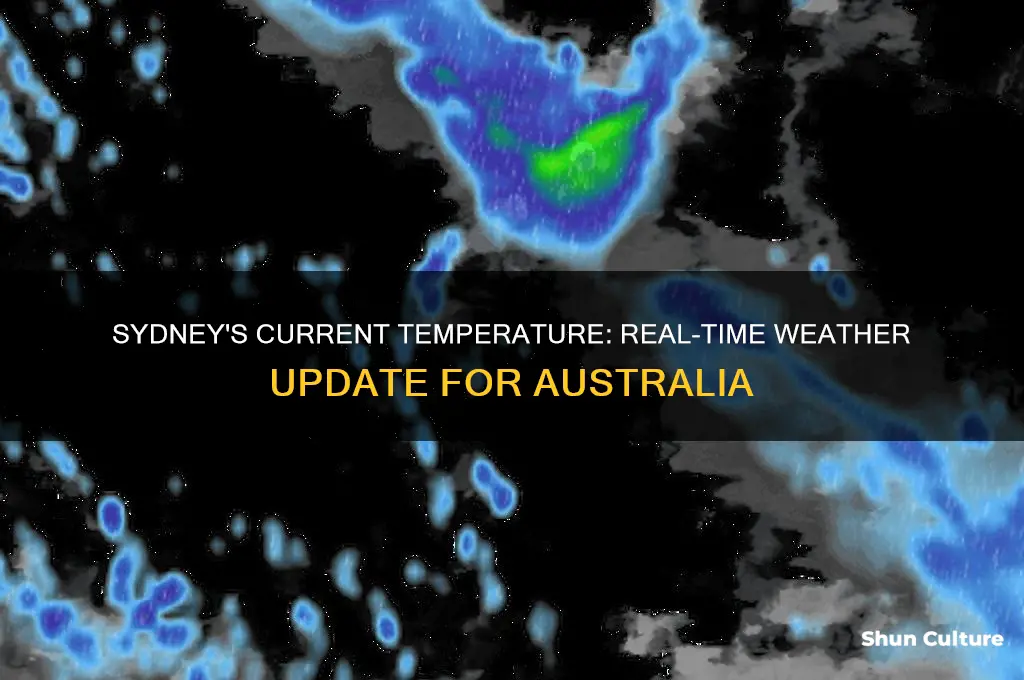 what is the temp in sydney australia right now