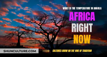 Angola, Africa: Current Temperature and Climate Conditions