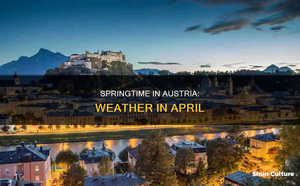 what is the temperature in austria in april
