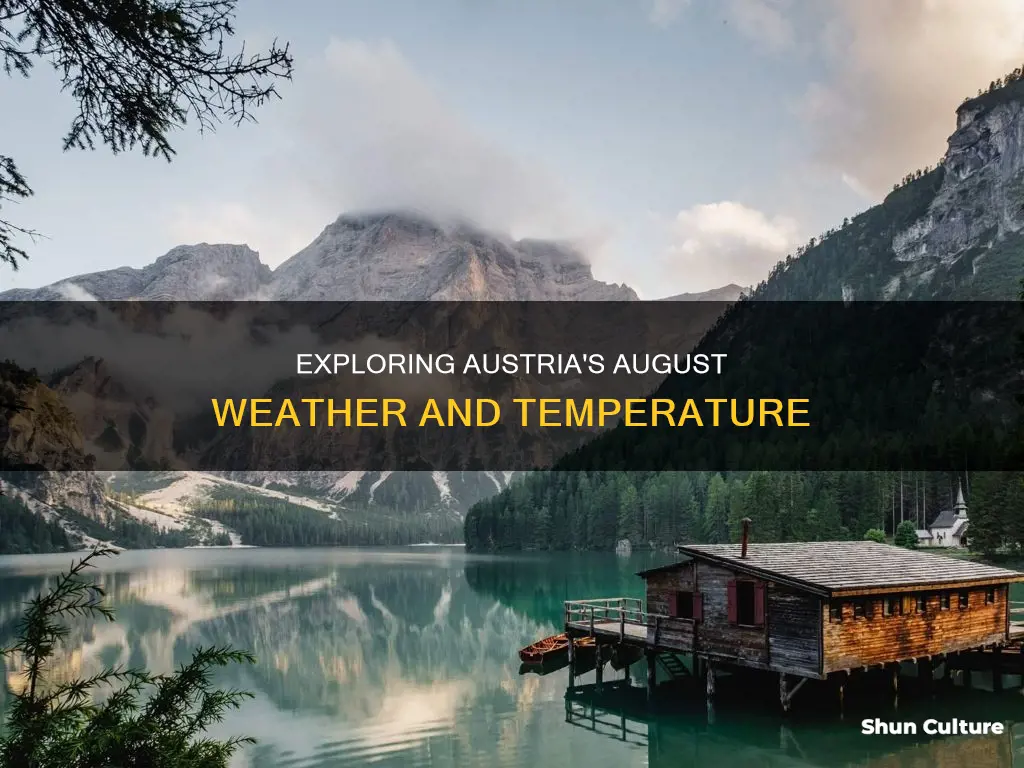 what is the temperature in austria in august