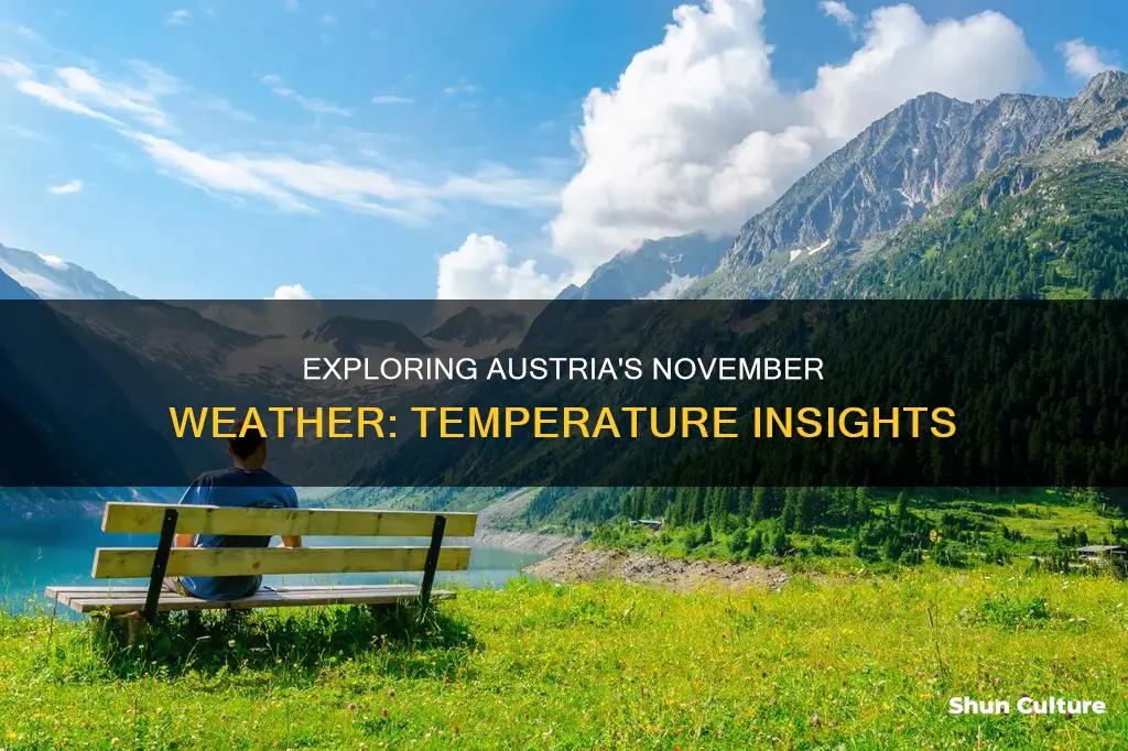 what is the temperature in austria in november