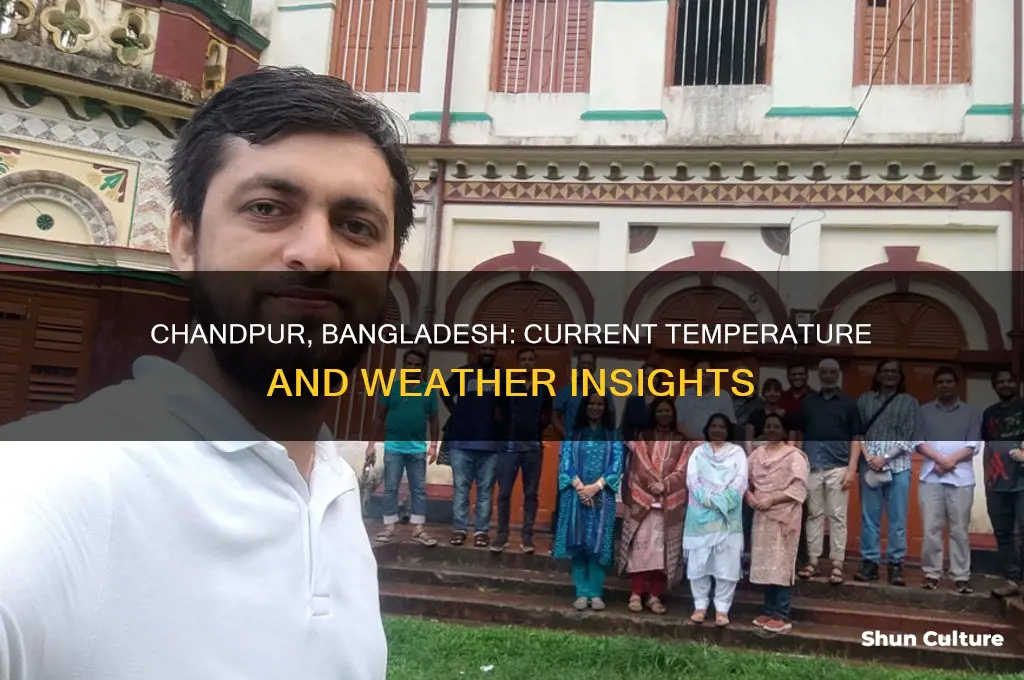 what is the temperature in chandpur bangladesh