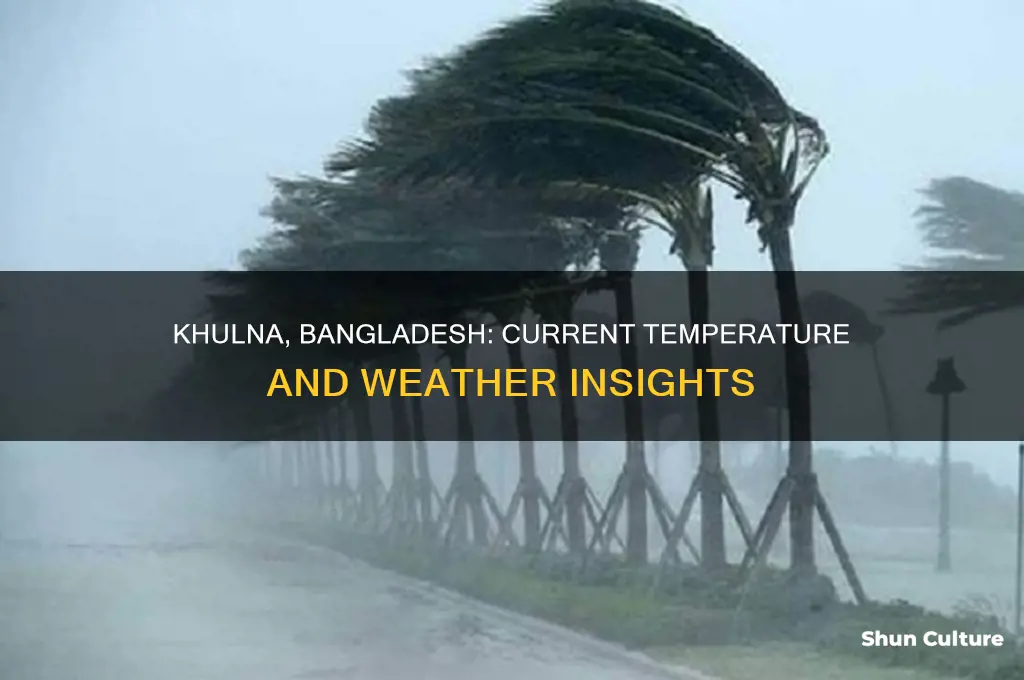 what is the temperature in khulna bangladesh