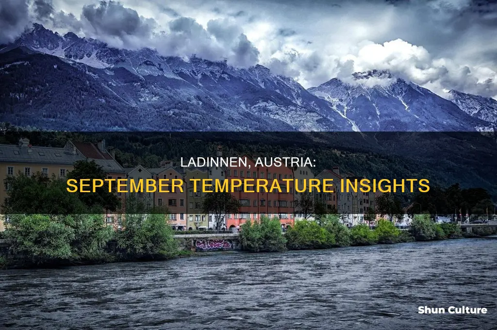 what is the temperature in ladinach austria for september