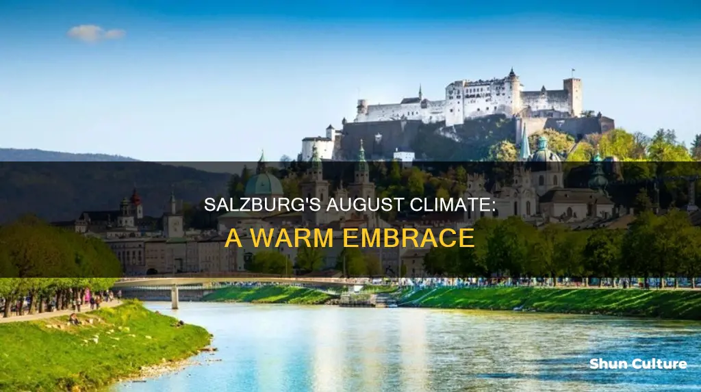 what is the temperature in salzburg austria in august