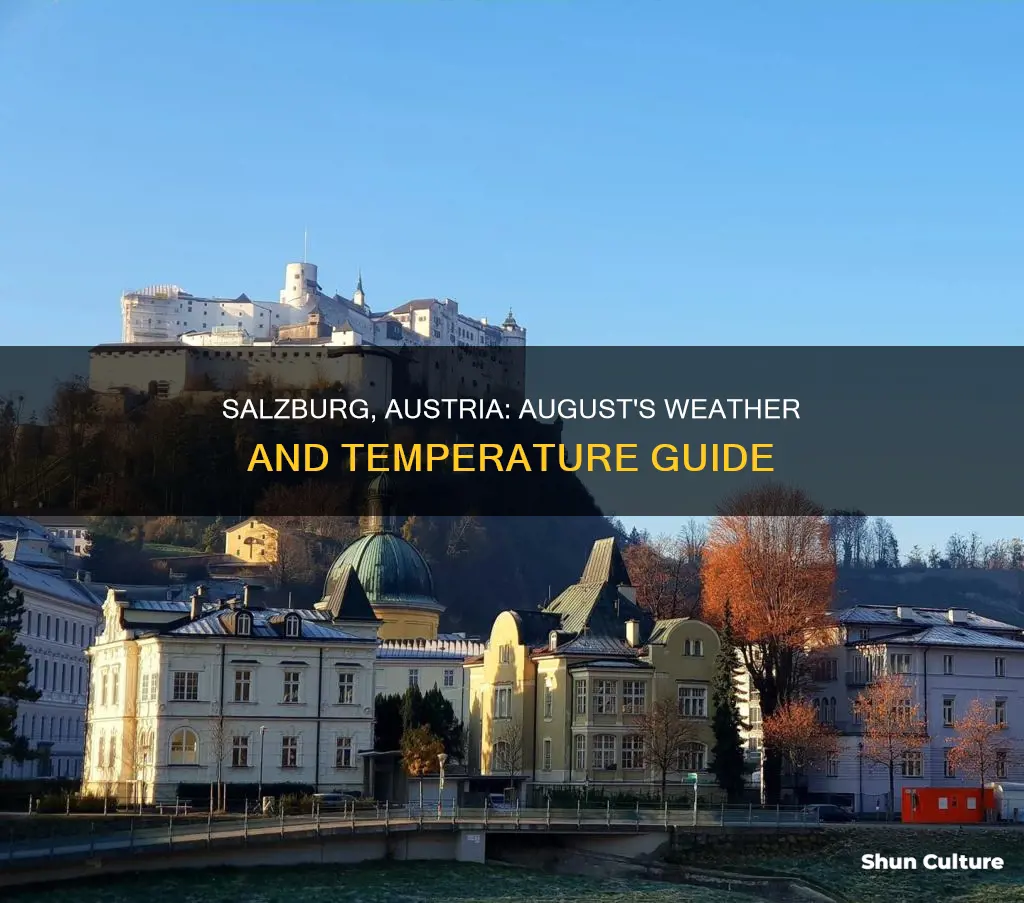 what is the temperature in salzburg austria in august