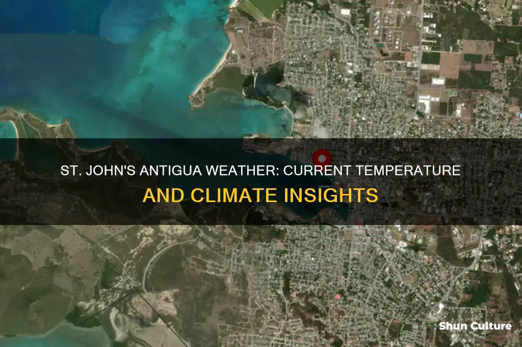what is the temperature in st john