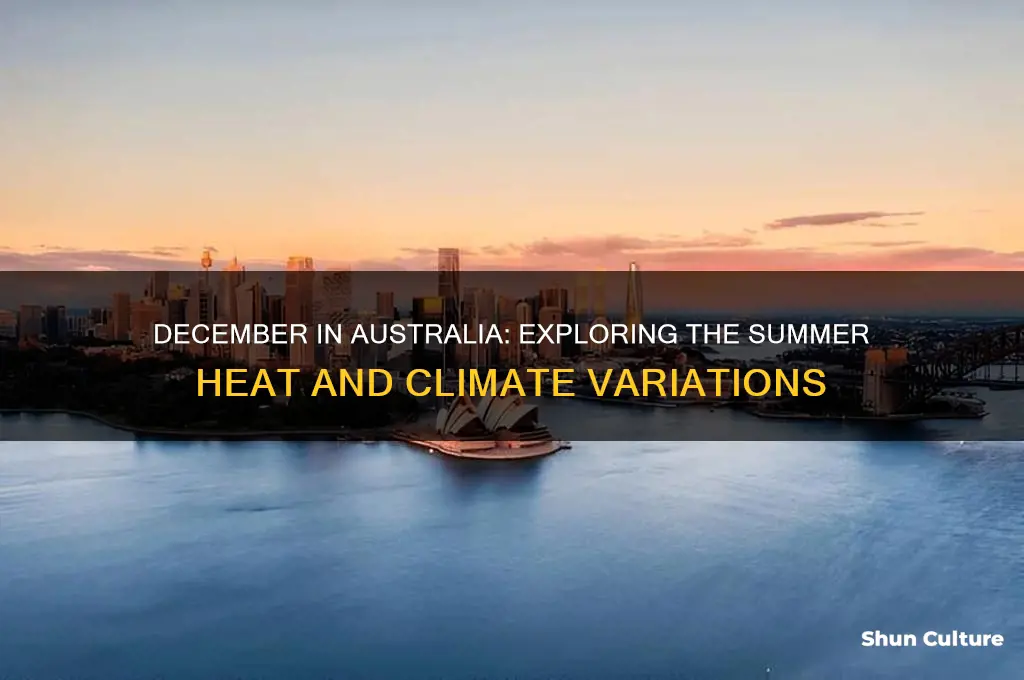 what is the temperature like in australia in december