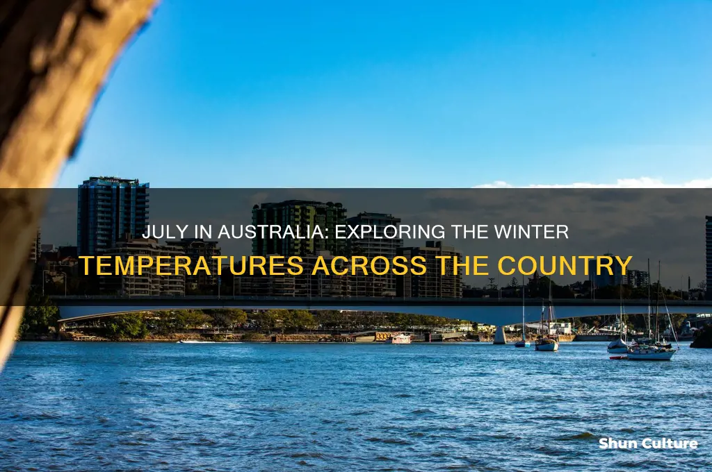 what is the temperature like in australia in july