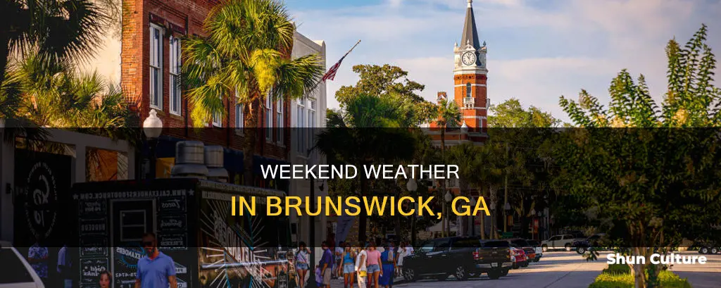 what is the temperture this week-end in brunswick ga