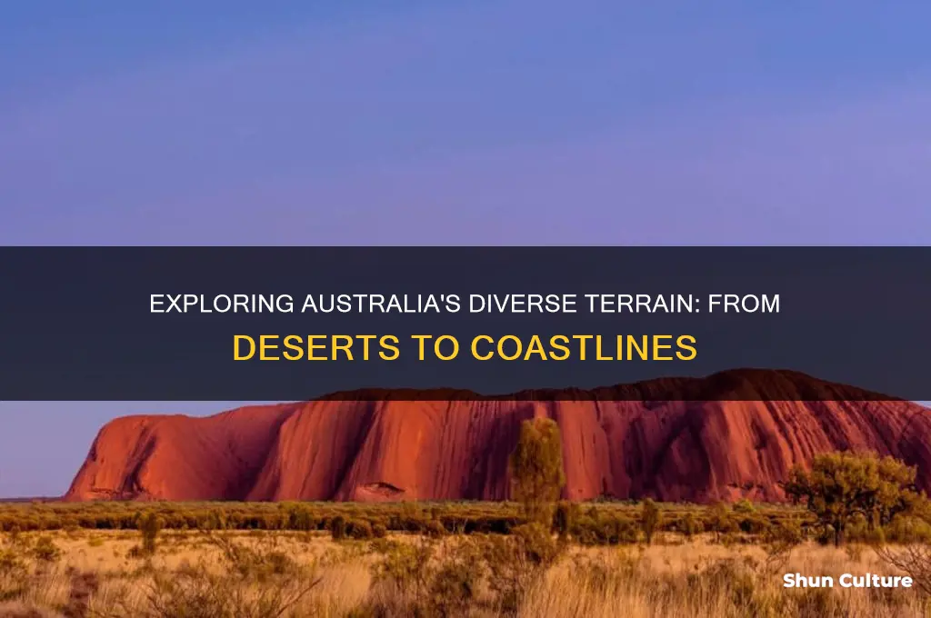 what is the terrain like in australia