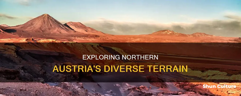 what is the terrain of norhtern austria