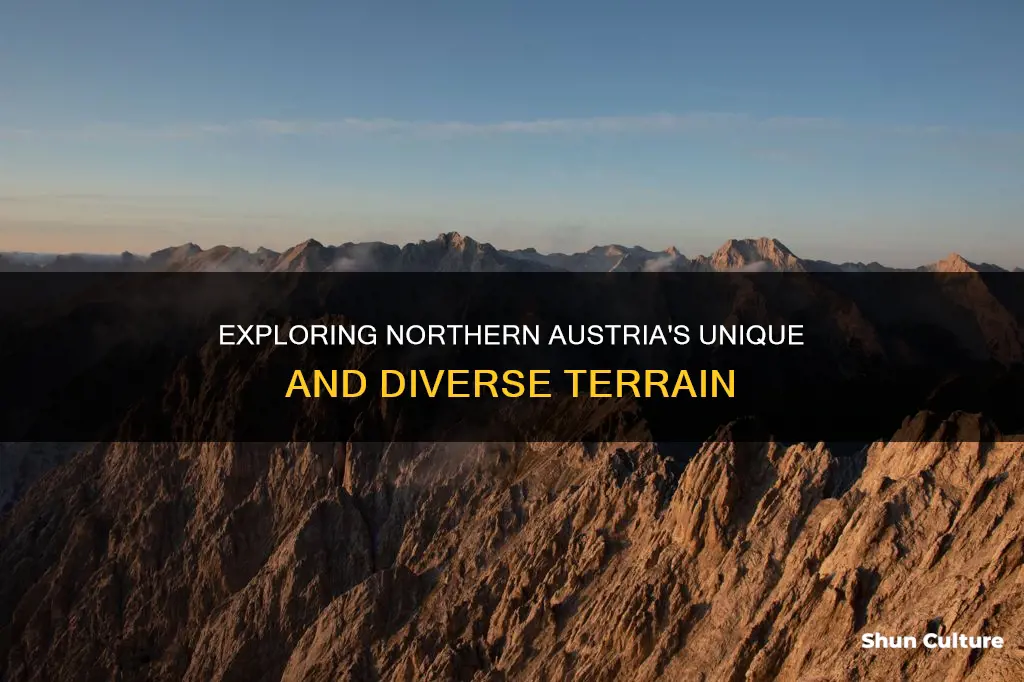 what is the terrain of northern austria
