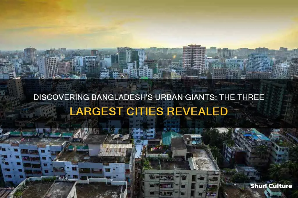 what is the three largest cities in bangladesh