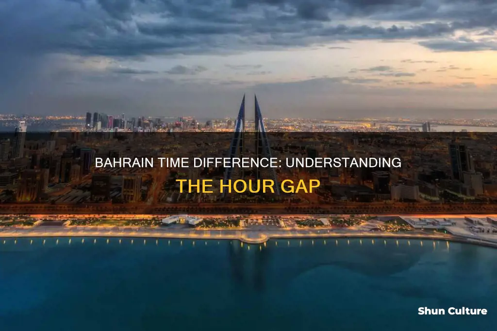 what is the time difference between bahrain &amp