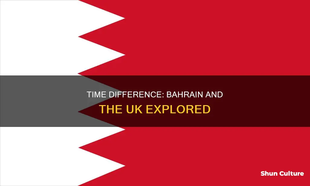 what is the time difference between bahrain and uk