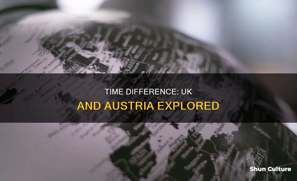 what is the time difference between uk and austria