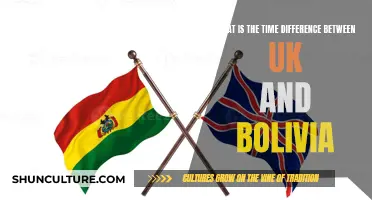 Time Difference: UK and Bolivia Explored