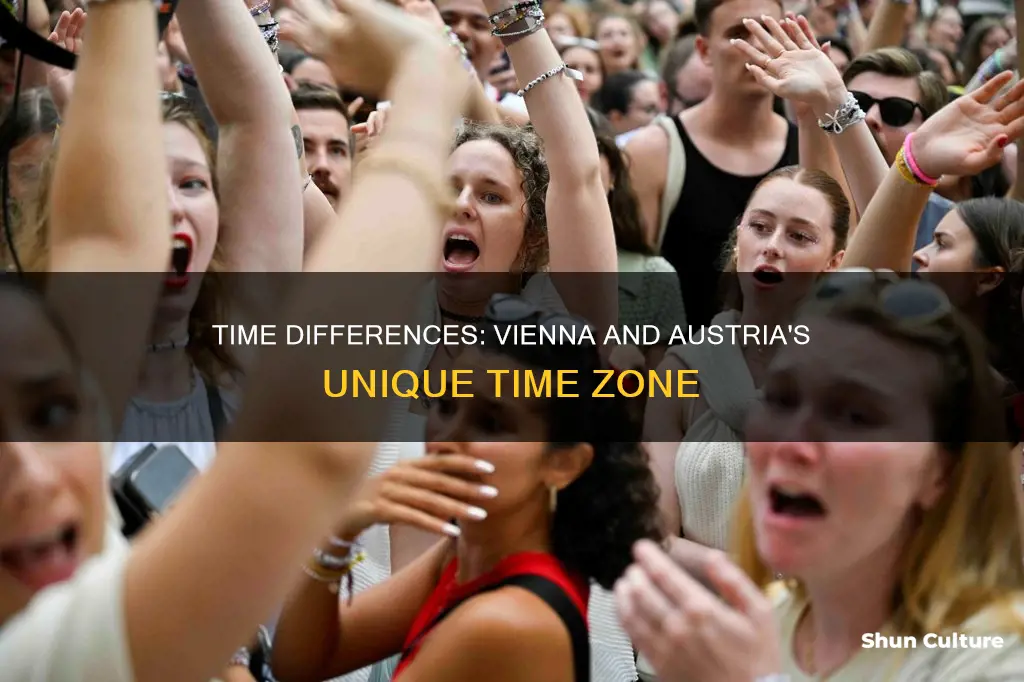 what is the time difference in vienna austria