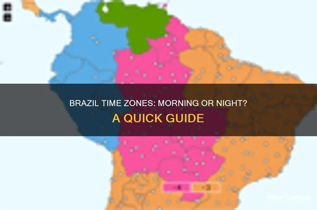 what is the time in brazil morning or night
