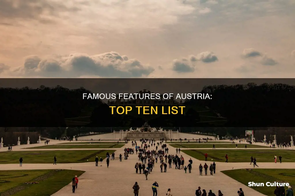 what is the top ten things austria is known for