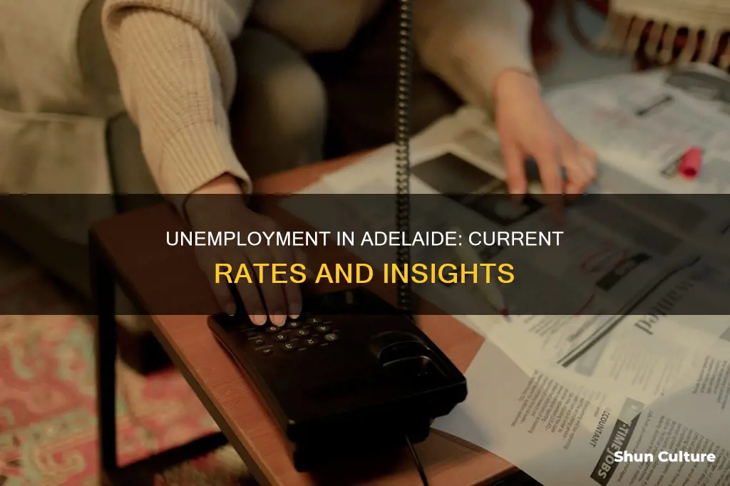 what is the unemployment rate in adelaide australia
