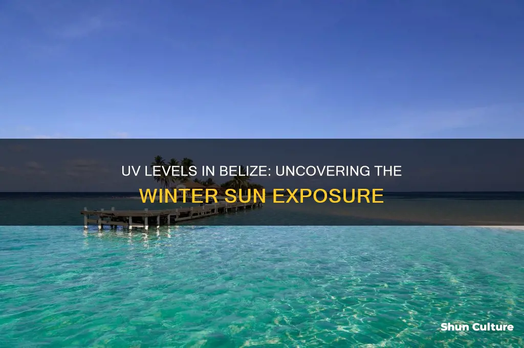 what is the uv belize during the winter