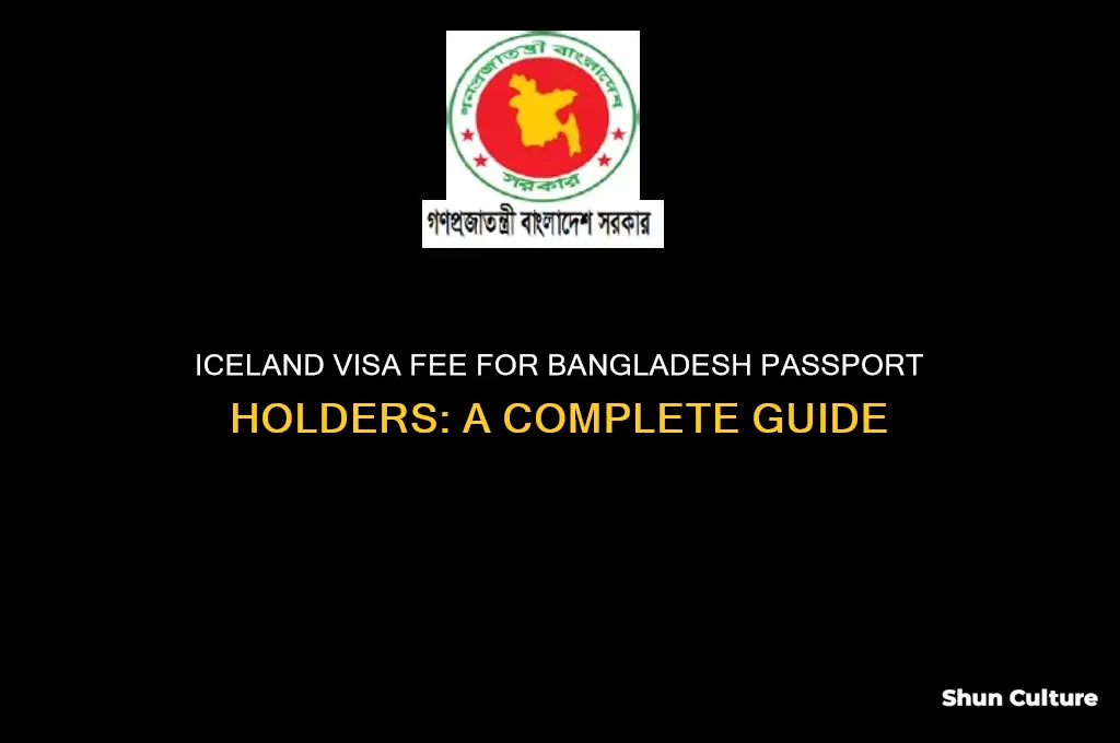 what is the visa fee for iceland bangladesh passport