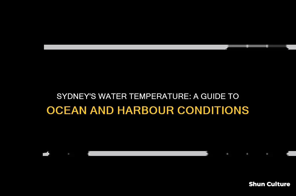 what is the water temperature in sydney australia