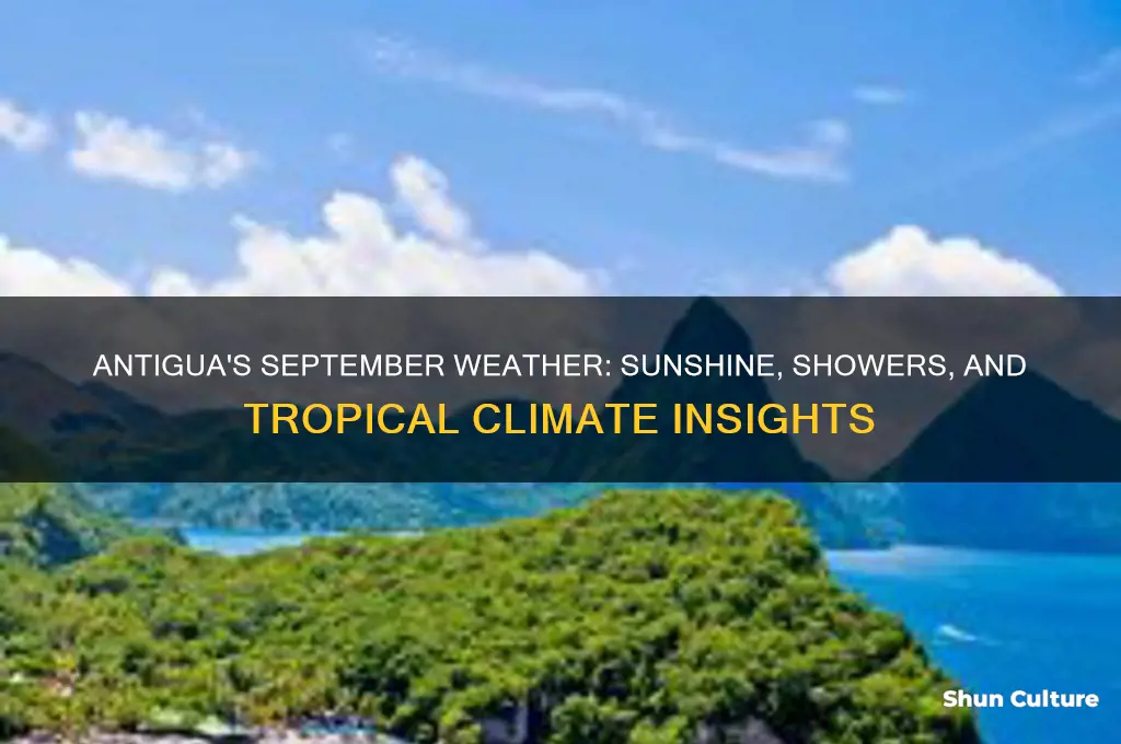 what is the weather in antigua in September