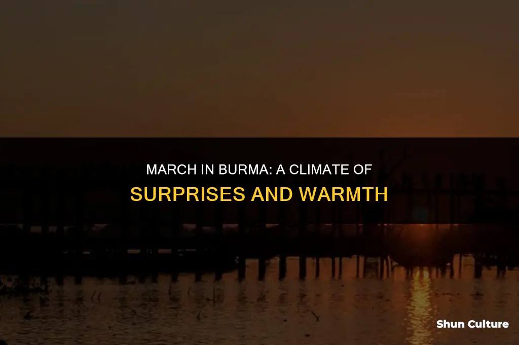 what is the weather in burma in march