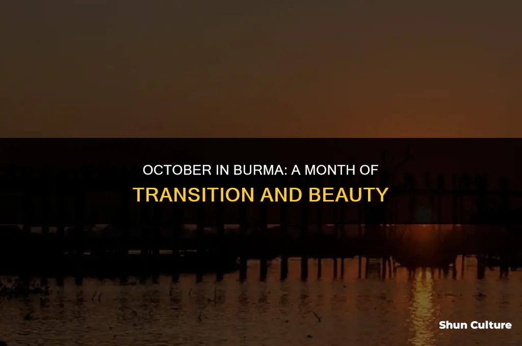 what is the weather in burma in October
