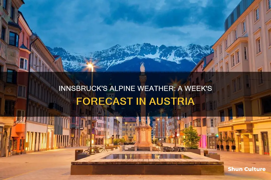 what is the weather in innsbruck austria