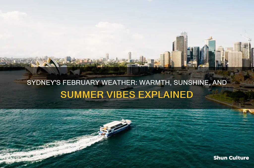 what is the weather in sydney australia in February