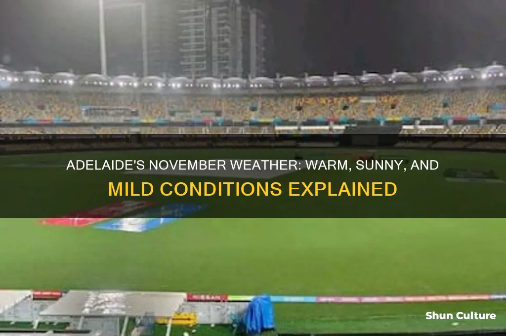 what is the weather like in adelaide australia in november