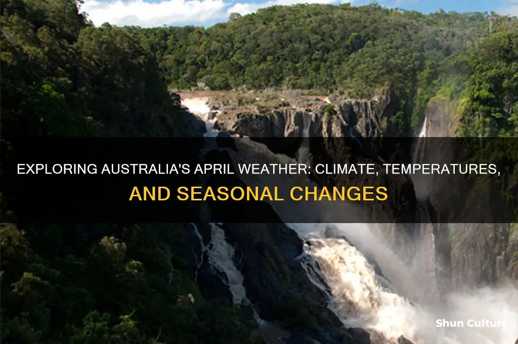 what is the weather like in april in australia
