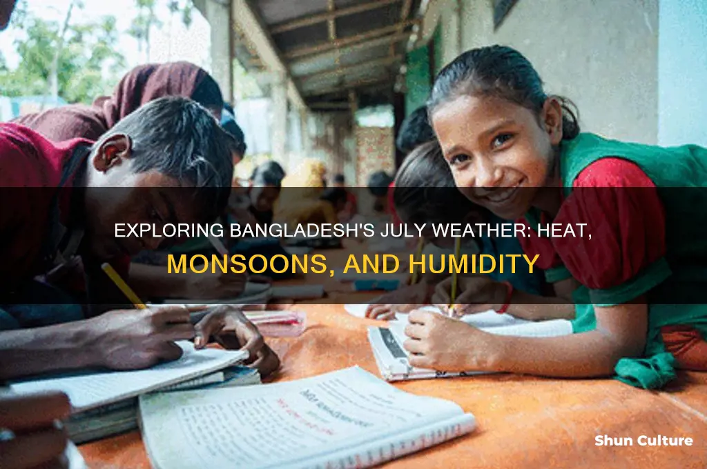 what is the weather like in bangladesh in july
