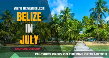 Belize in July: Sunny and Warm
