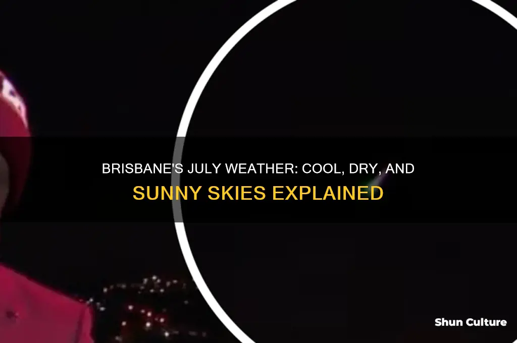 what is the weather like in brisbane australia in july