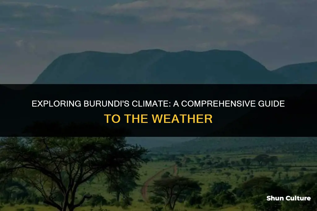 what is the weather like in burundi