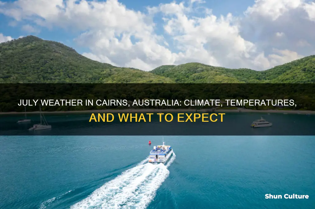 what is the weather like in cairns australia in july