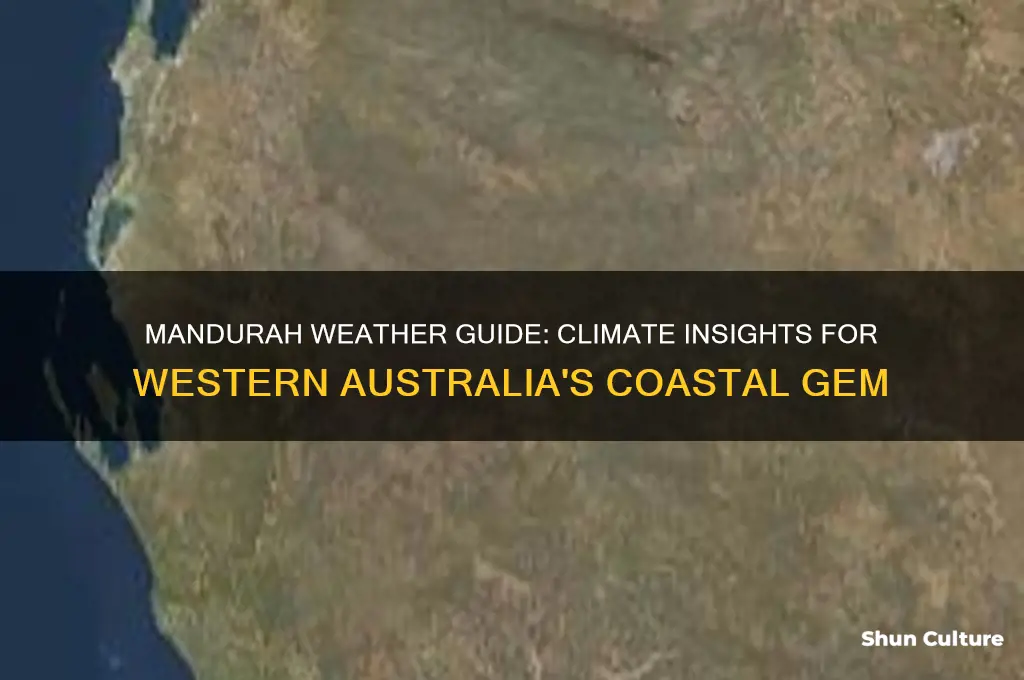 what is the weather like in mandurah western australia