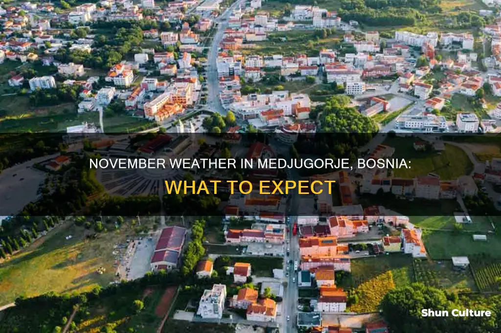 what is the weather like in medjugorje bosnia in november