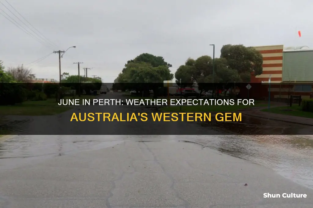 what is the weather like in perth australia in june