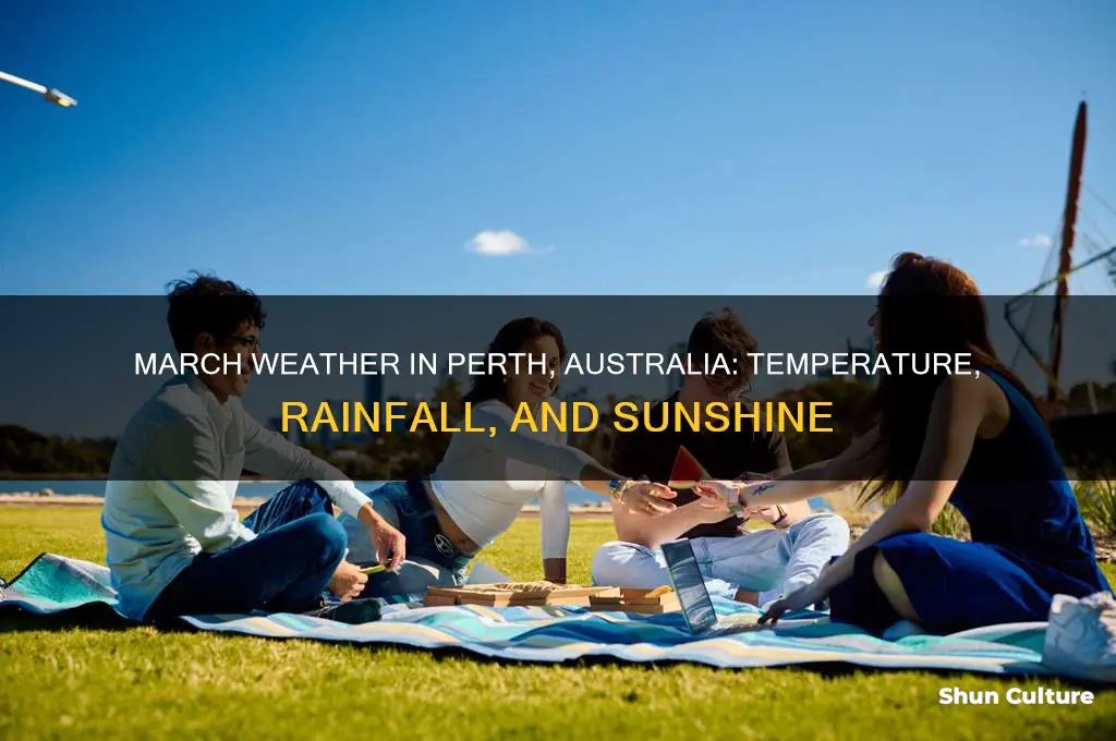 what is the weather like in perth australia in march