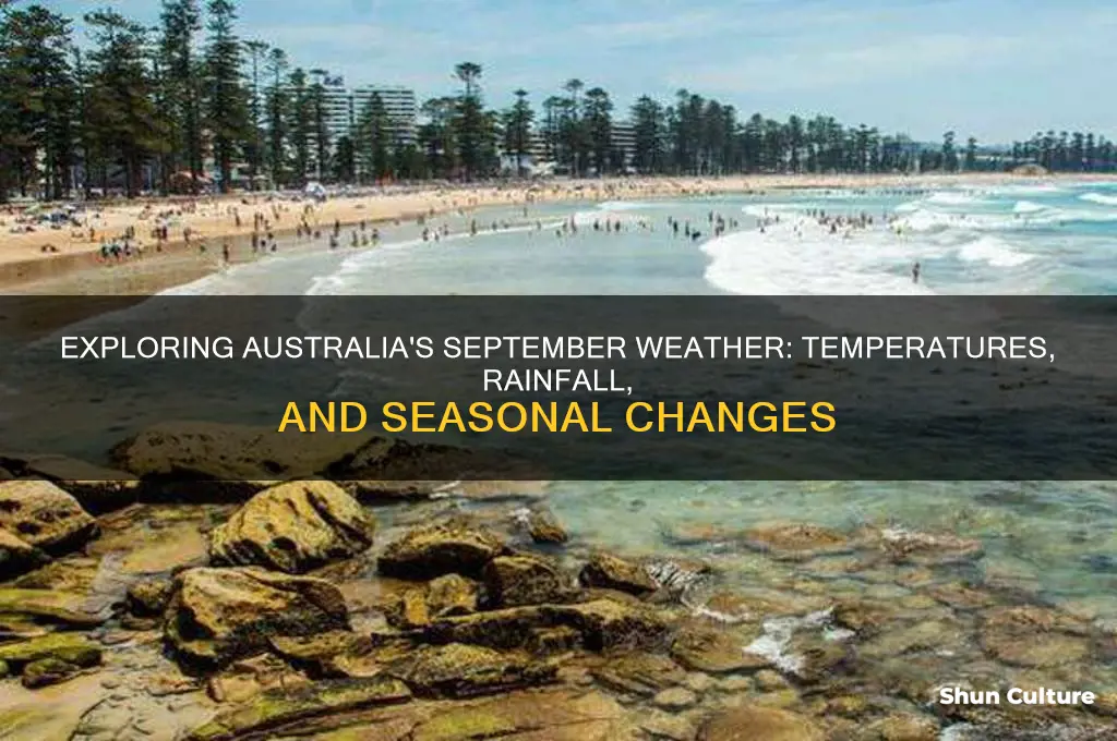 what is the weather like in September in australia