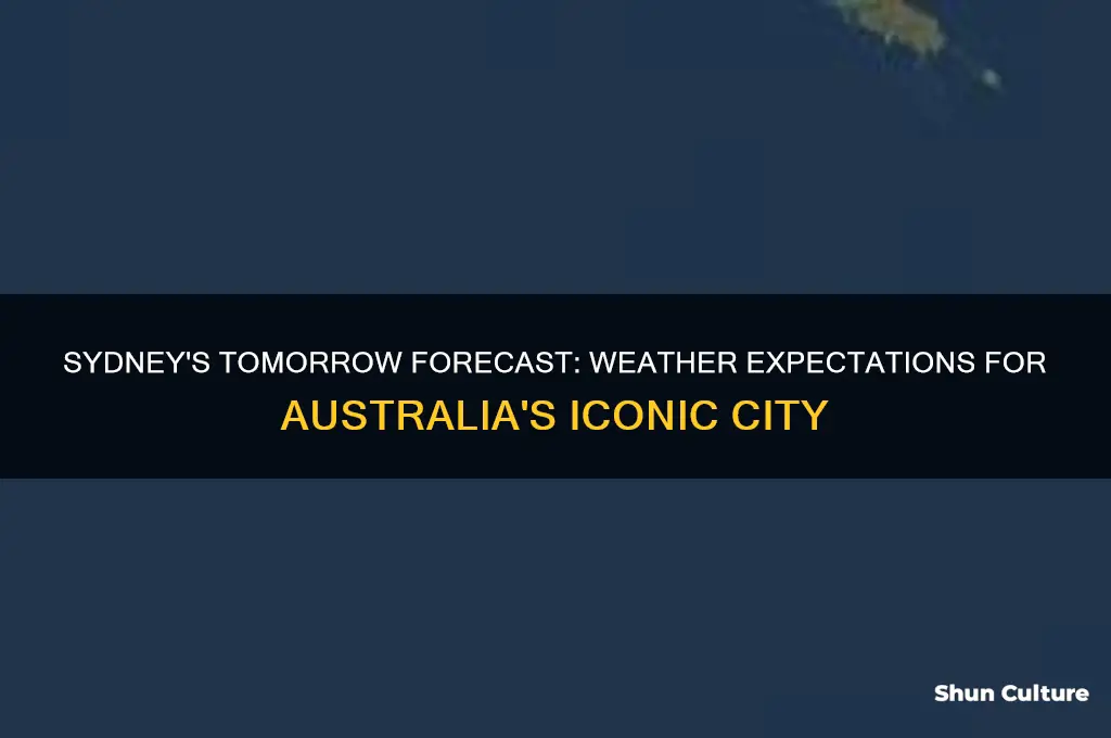 what is the weather tomorrow in sydney australia