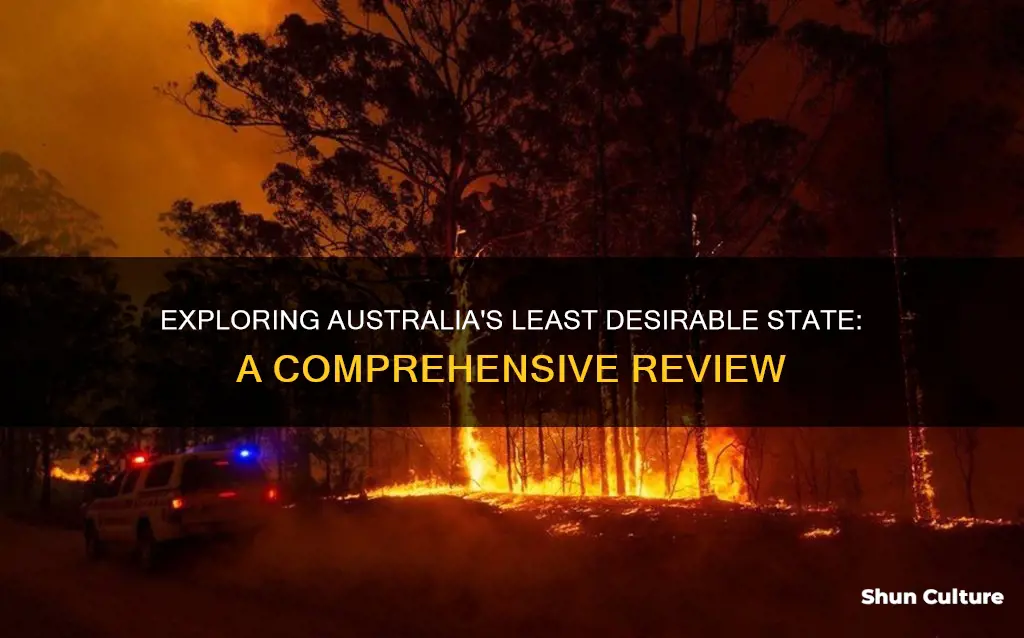 what is the worst state in australia
